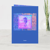 Carte d'anniversaire de Seahorse (Dos)
