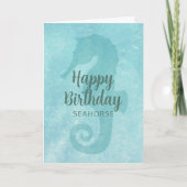 Carte d'Anniversaire de Seahorse (Devant)