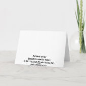 Carte d'anniversaire de Sheltie (Dos)