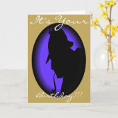 CARTE D'ANNIVERSAIRE DE SHERLOCK HOLMES (Fleur jaune)