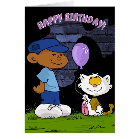 Carte d'anniversaire de Short Sleevez (Devant)