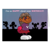 Carte d'anniversaire de Short Sleevez (Devant horizontal)