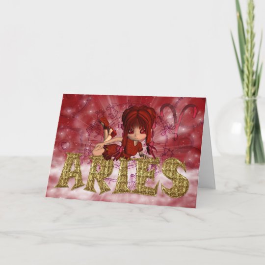Carte D Anniversaire De Signe D Etoile De Belier Zazzle Be