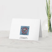 carte d'anniversaire de singe (Dos)