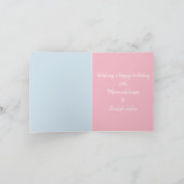 Carte d'anniversaire de sirène magique (Intérieur)