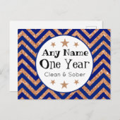 Carte d'anniversaire de Sober personnalisée (Devant / Derrière)