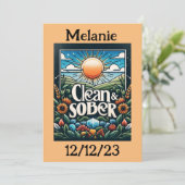 Carte d'anniversaire de Sober personnalisée (Debout devant)