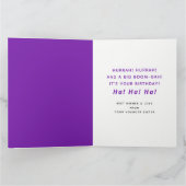 carte d'anniversaire de soeur amusante (Intérieur)