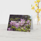 Carte d'anniversaire de soeur et de mari (Fleur jaune)