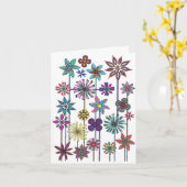 Carte d'anniversaire de soleils (Fleur jaune)