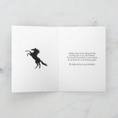 Carte d'anniversaire de son fils avec un cheval sp (Intérieur)
