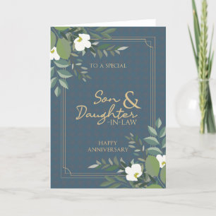 Carte d'anniversaire de son fils et de sa fille en