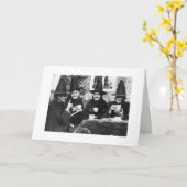 Carte d'anniversaire de sorcière (Fleur jaune)