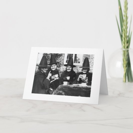 Carte d'anniversaire de sorcière (Devant)