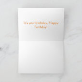 Carte d'anniversaire de sphinx (Intérieur)