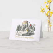 Carte d'anniversaire de sphinx (Fleur jaune)