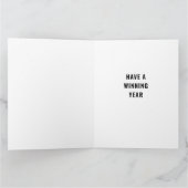 Carte d'anniversaire de sport de crosse (Intérieur)