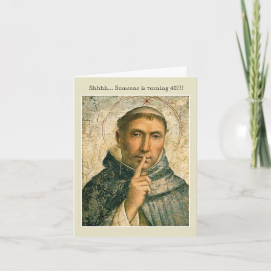 Carte d'anniversaire de St. Dominic (Devant)