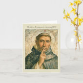 Carte d'anniversaire de St. Dominic (Fleur jaune)