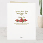 Carte d'anniversaire de St Joseph pour l'ami (Dos)