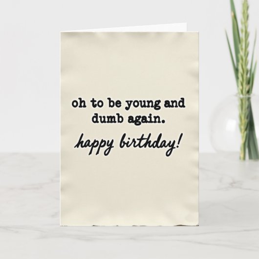 Carte d'anniversaire de style vintage (Devant)