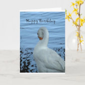 Carte d'anniversaire de Swan (Fleur jaune)