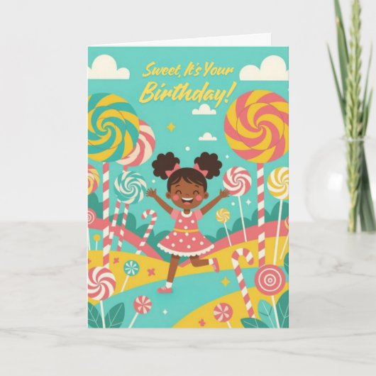 Carte d'anniversaire de Sweet Lane (Devant)