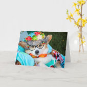 Carte d'anniversaire de tante Gussy (Fleur jaune)