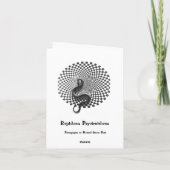 Carte d'anniversaire de tarentule (Dos)