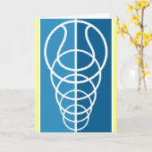 Carte d'anniversaire de tennis (Fleur jaune)