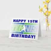 Carte d'anniversaire de tennis avec numéro d'âge p (Fleur jaune)