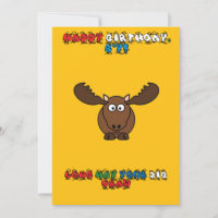 Carte d'anniversaire de Terre-Neuve