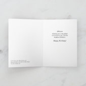 Carte d'anniversaire de tournesol (Intérieur)