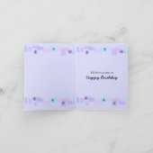 Carte d'anniversaire de trois chiens de traîneau (Intérieur)