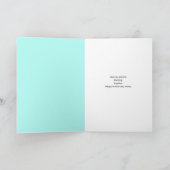 Carte d'anniversaire de trois Polyorchis méduses (Intérieur)