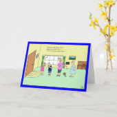 Carte d'anniversaire de tuteur de klaxon (Fleur jaune)