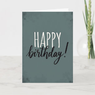 Carte d'anniversaire de type élégant