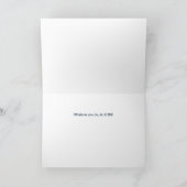 Carte d'anniversaire de typographie de tableau noi (Intérieur)