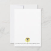 Carte d'anniversaire de Unicorn Cupcake (Dos)