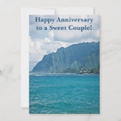 Carte d'anniversaire de vacances de plage pittores (Devant)