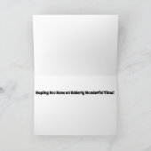 Carte d'anniversaire de vache - série agricole - c (Intérieur)