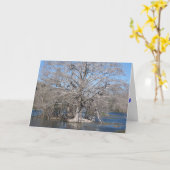 Carte d'anniversaire de vautour (Fleur jaune)