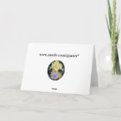 Carte d'anniversaire de vautour (Dos)