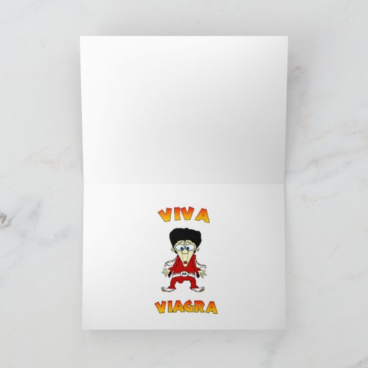 Carte d'anniversaire de Viagra (Intérieur)