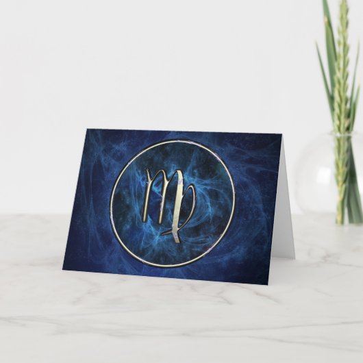 Carte d'anniversaire de Vierge (Devant)