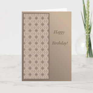 Carte d'anniversaire de villa d'océan de terrasse