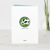 Carte d'anniversaire de voile personnalisée (Dos)