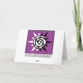 Carte d'anniversaire de voiture de course (Dos)