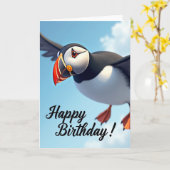 Carte d'anniversaire de vol enlevant (Fleur jaune)