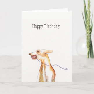 Carte d'anniversaire de "whippet"